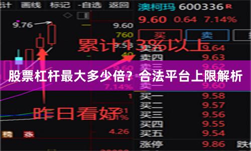 股票杠杆最大多少倍？合法平台上限解析